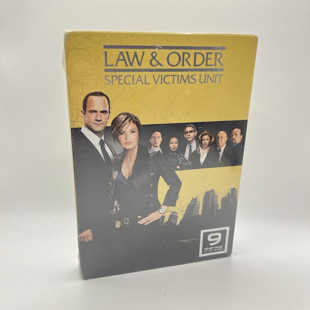 Law & Order: Special‎ Victims Unit: Year Nine (DVD, 2009, 5 Disc Set) Brand New